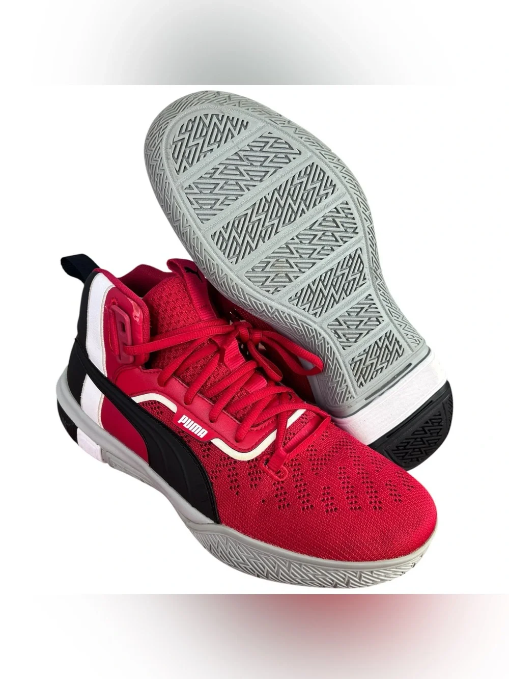 Puma Legacy March Madness Toreador Men’s Red/Black Basketball Sneakers Sz 10.5